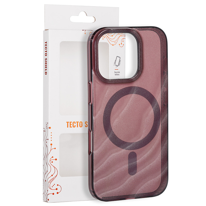 Tecto Shield Desert Mag case for iPhone 16 Pro 6,3" mahogany