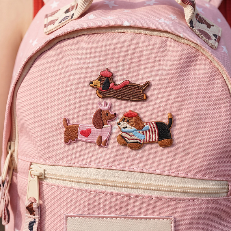Patch dachshund 3pcs set - Billede 5