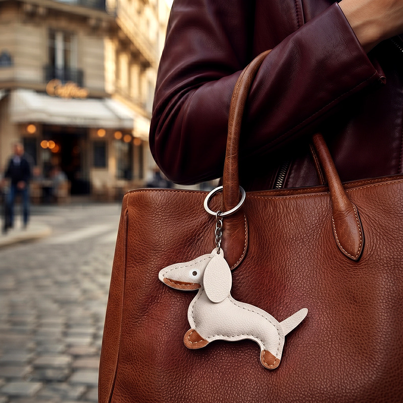 Universal chain beige dachshund - Billede 3