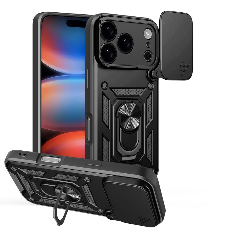 Defender Slide case for iPhone 17 Pro 6,3" / 18 Pro 6,3" black