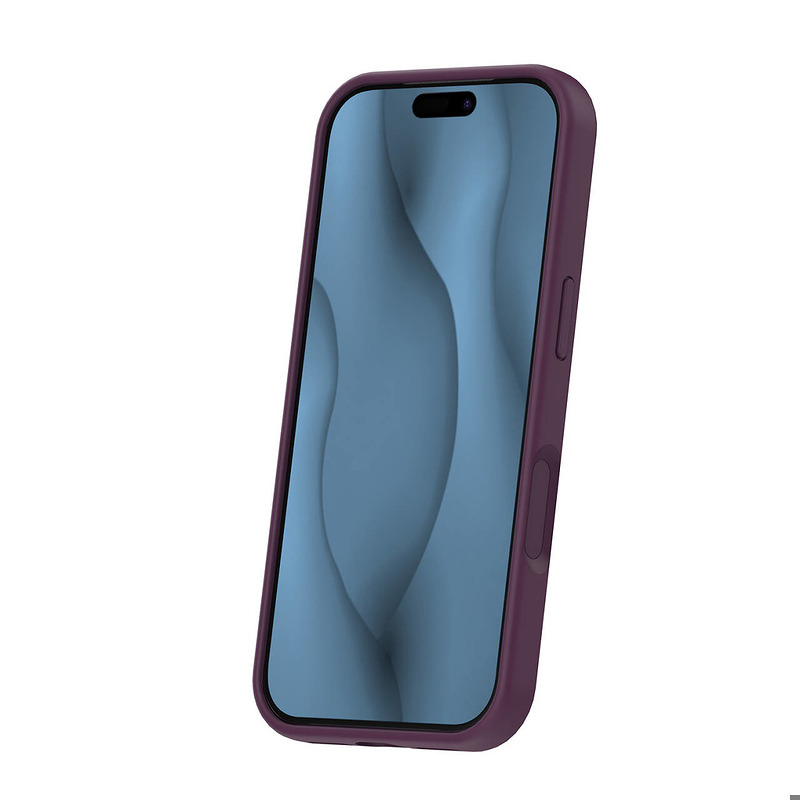 Silicone Thin Mag case for iPhone 17 Pro 6,3" / iPhone 18 Pro 6,3" dark cherry - Billede 3