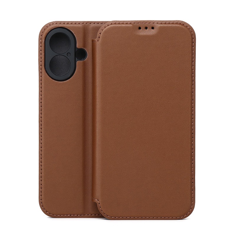 Smart Touch case for iPhone 16 6,1" brown