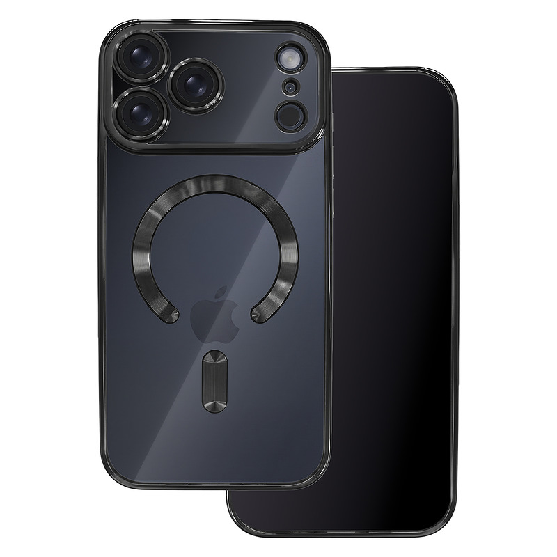 Color Chrome Mag case for iPhone 17 Pro 6,3" / iPhone 18 Pro 6,3" black