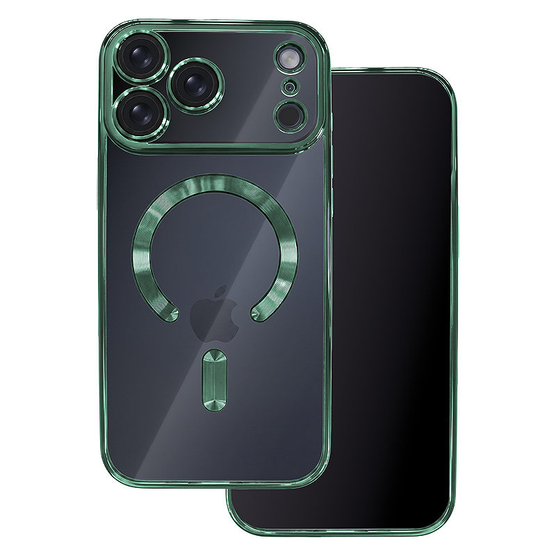 Color Chrome Mag case for iPhone 17 Pro 6,3" / iPhone 18 Pro 6,3" green