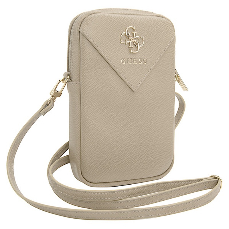 Guess bag Zip Triangle 4G beige - Billede 3