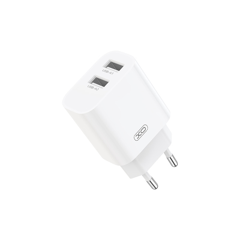 XO wall charger CE55 2x USB 2,4A white - Billede 2