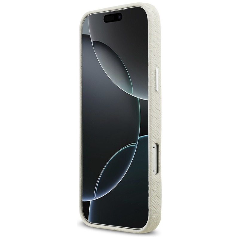 Karl Lagerfeld case for iPhone 17 Pro Max 6,9" FW Stamped Karl MagSafe beige - Billede 5