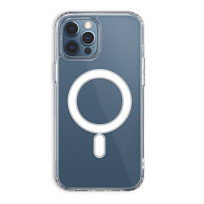 Anti Shock 1,5 mm Mag case for Samsung Galaxy S25 FE / S26 FE transparent big hole - Billede 2