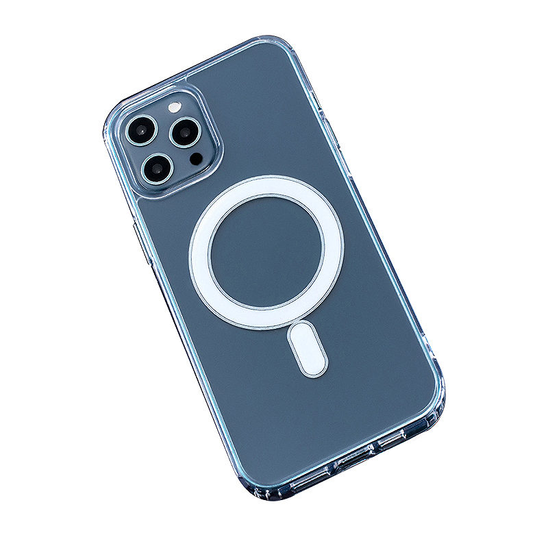 Anti Shock 1,5 mm Mag case for Samsung Galaxy S25 FE / S26 FE transparent big hole - Billede 3