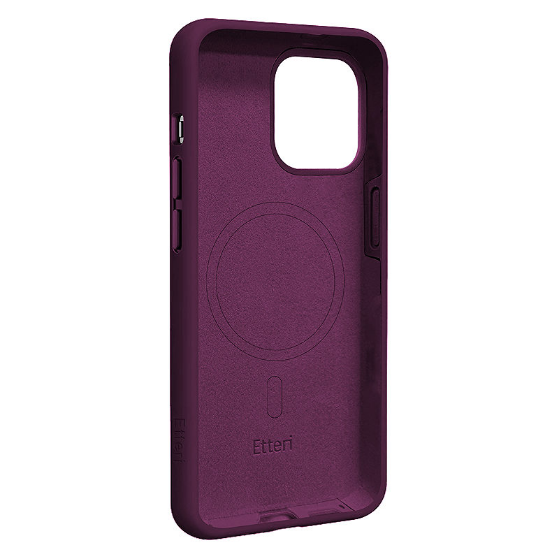 Etteri Silicone Mag case for iPhone 13 6,1" dark cherry - Billede 2