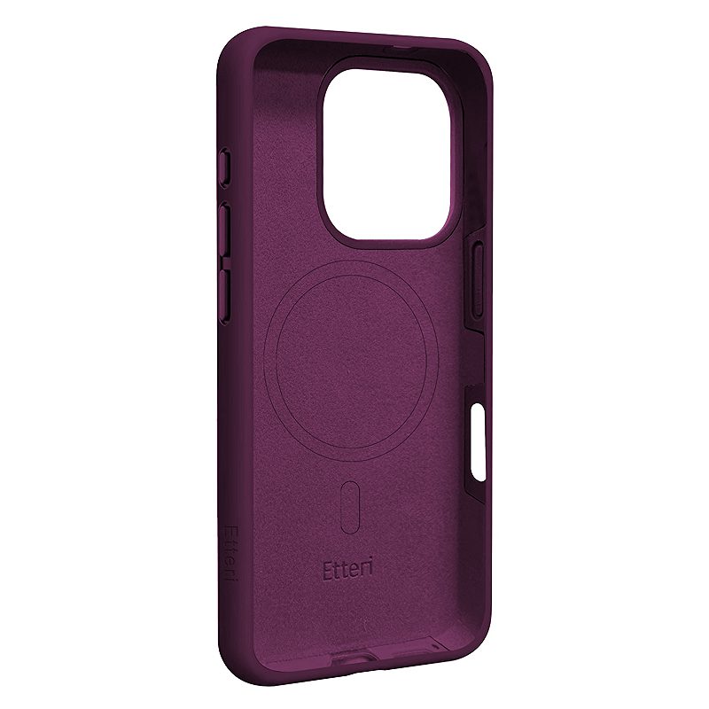 Etteri Silicone Mag case for iPhone 16 Pro 6,3" dark cherry - Billede 2