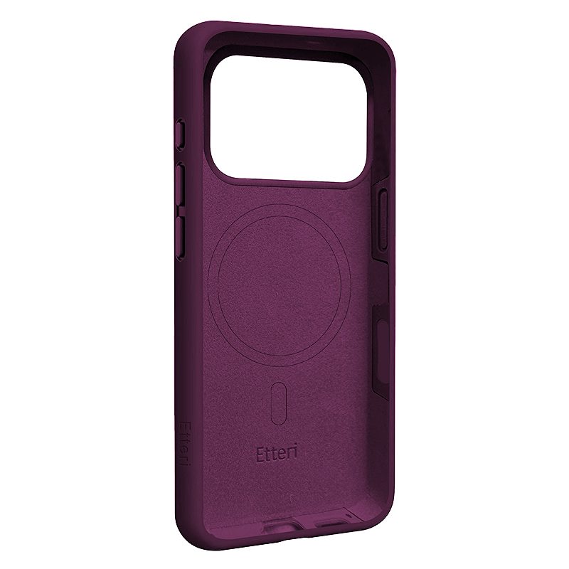 Etteri Silicone Mag case for iPhone 17 Pro Max / 18 Pro Max 6,9'' dark cherry - Billede 2