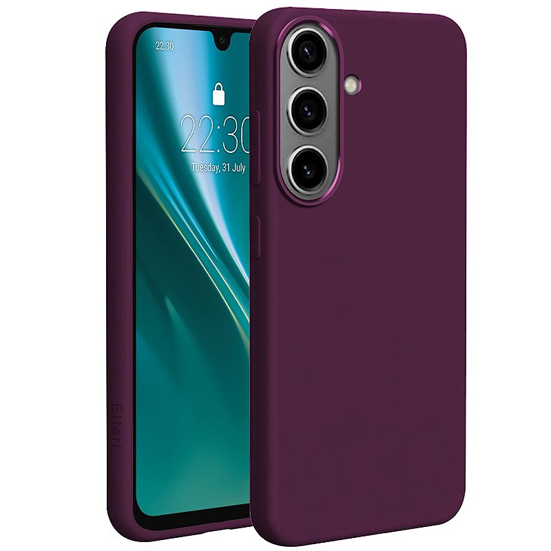 Etteri Silicone Mag case for Samsung Galaxy S26 dark cherry