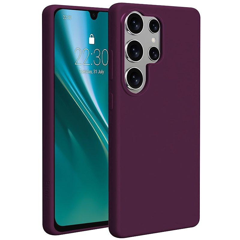 Etteri Silicone Mag case for Samsung Galaxy S26 Ultra dark cherry
