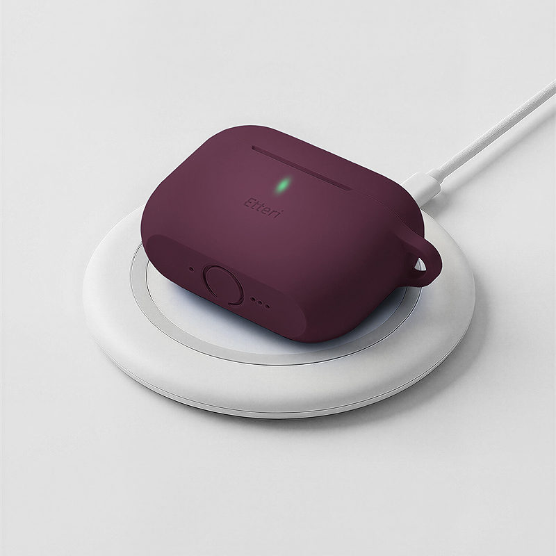 Etteri silicone case for AirPods Pro 3 dark cherry - Billede 5