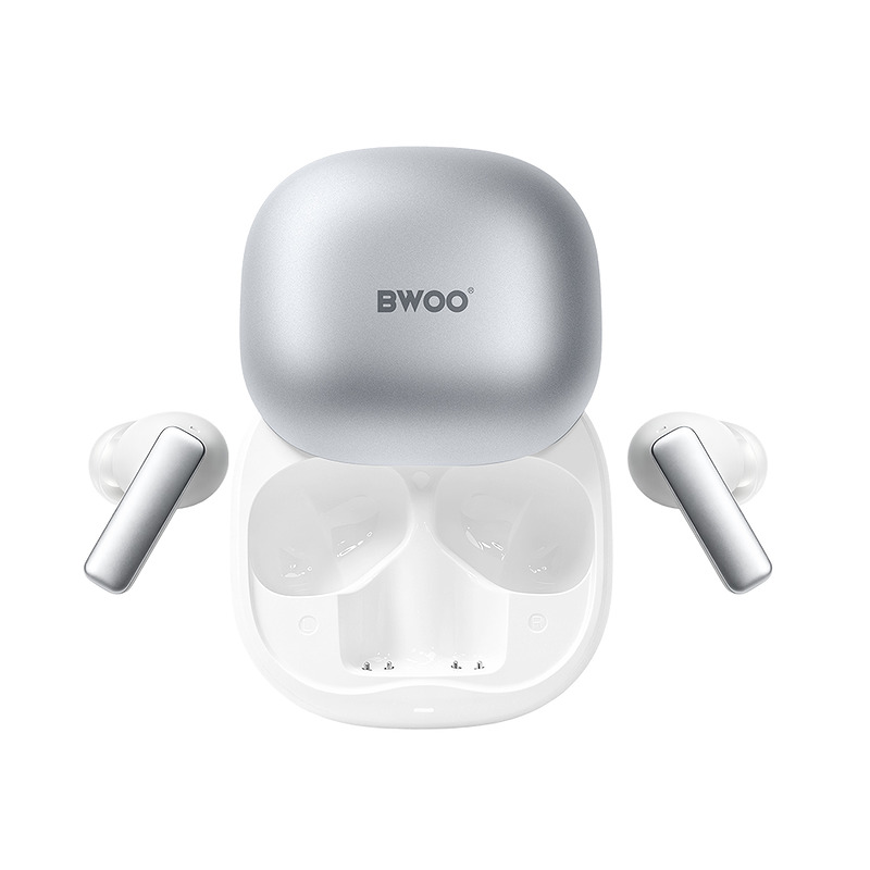BWOO Wireless Headphone ANC + ENC TWS BO-BW52WH white - Billede 2