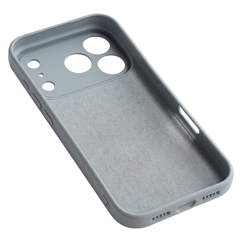 Silicon case for Xiaomi Redmi A7 Pro silver - Billede 4