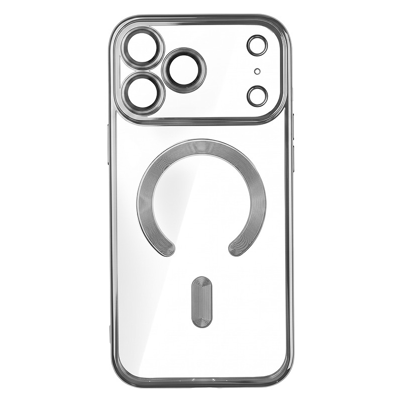 Color Chrome Mag case for iPhone 17 Pro Max 6,9" / 18 Pro Max 6,9" silver - Billede 2