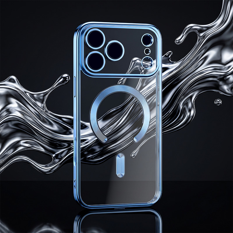 Color Chrome Mag case for iPhone 17 Pro 6,3" / 18 Pro 6,3" sky blue - Billede 4