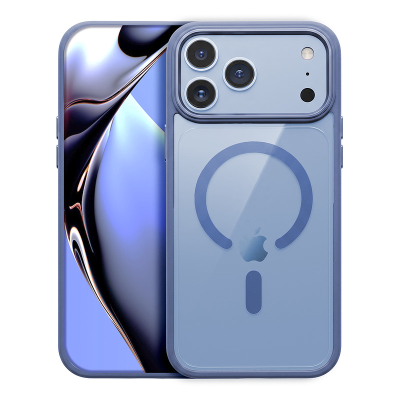 Color Clear Mag case for iPhone 17 Pro 6,3" / 18 Pro 6,3'' sky blue