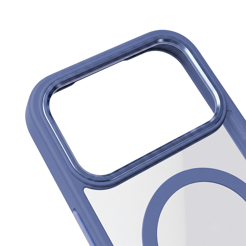 Color Clear Mag case for iPhone 17 Pro Max 6,9" / 18 Pro Max 6,9'' sky blue - Billede 4