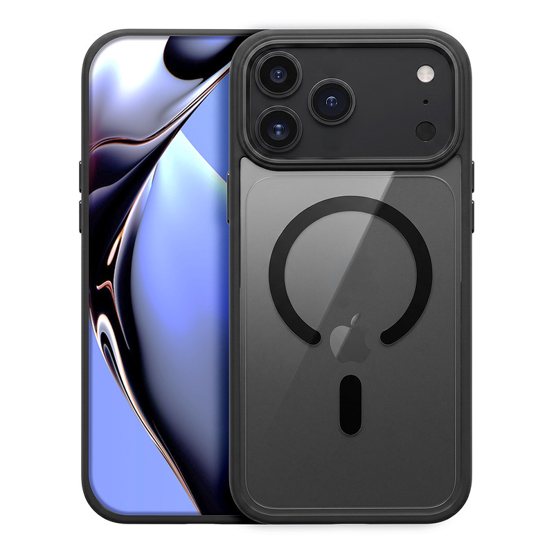 Color Clear Mag case for iPhone 17 Pro 6,3" / 18 Pro 6,3'' dark grey
