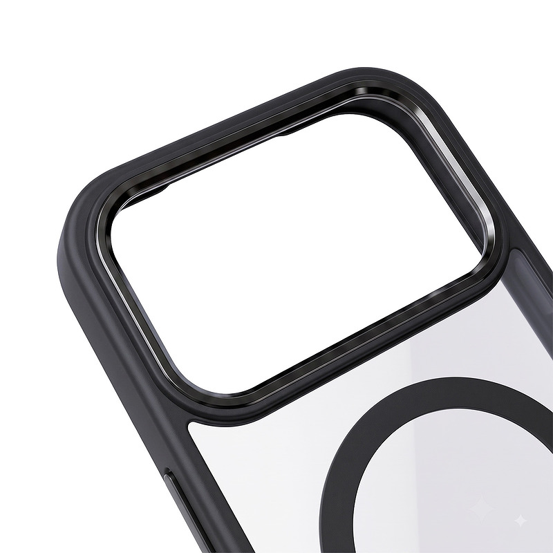 Color Clear Mag case for iPhone 17 Pro 6,3" / 18 Pro 6,3'' dark grey - Billede 4