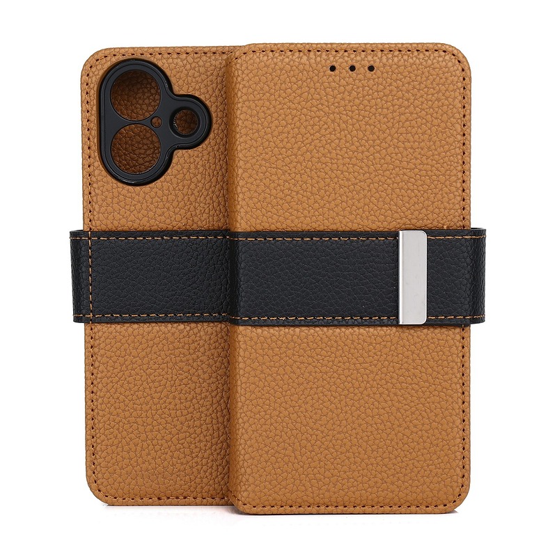 Smart Vero case for iPhone 16 6,1" brown