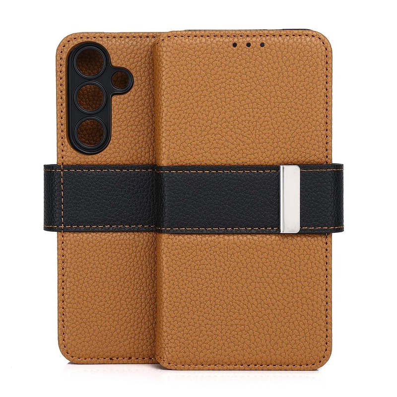 Smart Vero case for Samsung Galaxy S24 brown