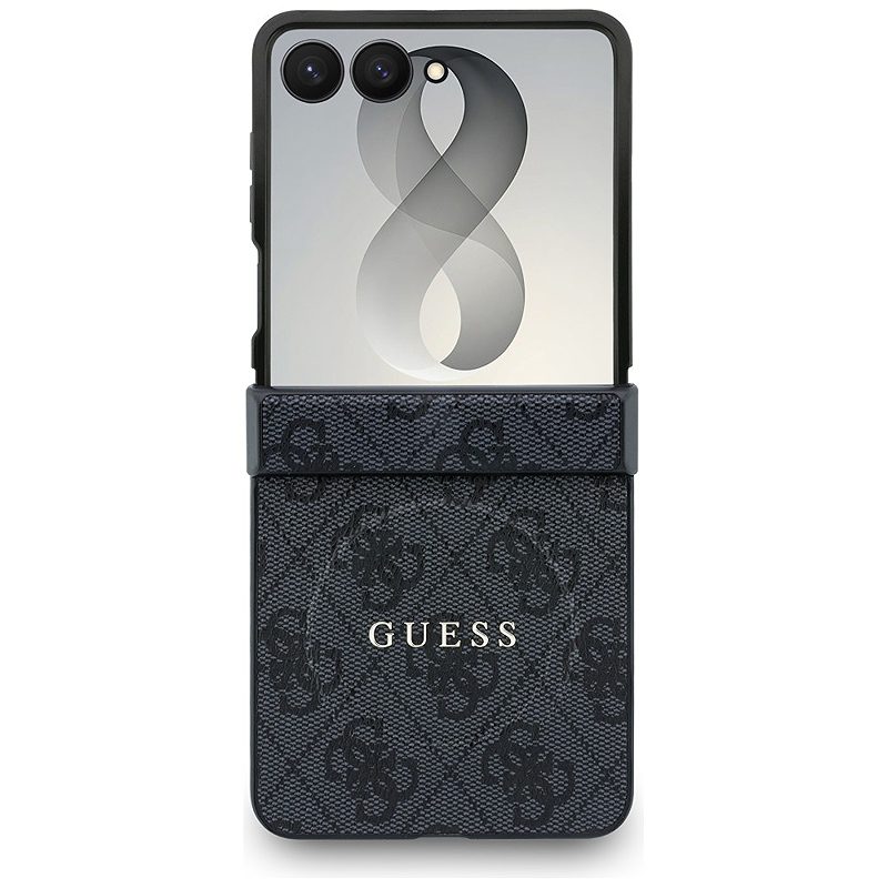 Guess HC Magnetic 4G PU CLASSIC case for Samsung Galaxy Z Flip 8 black - Billede 2