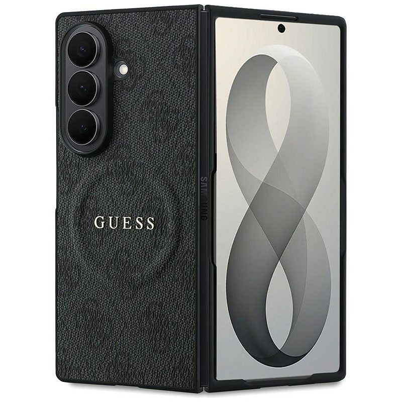 Guess  HC Magnetic 4G PU CLASSIC case for Samsung Galaxy Z Fold 8 Ultra black