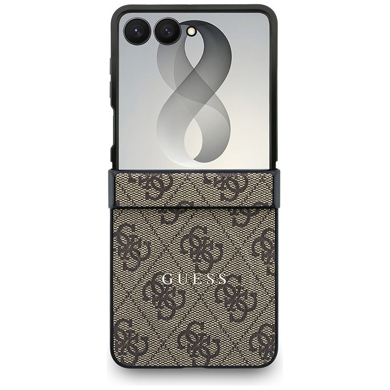 Guess HC Magnetic 4G PU CLASSIC case for Samsung Galaxy Z Flip 8 brown - Billede 2
