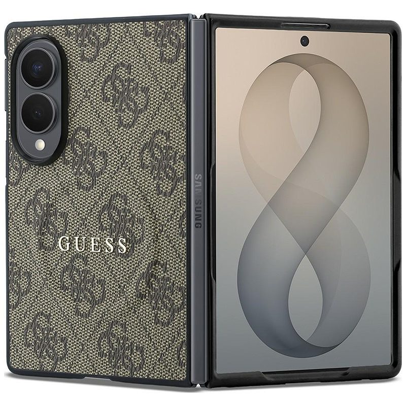 Guess  HC Magnetic 4G PU CLASSIC case for Samsung Galaxy Z Fold 8 brown