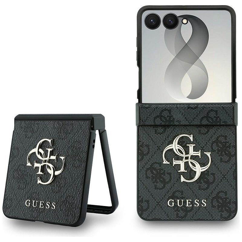 Guess  HC 4G PU BIG LOGO case for Samsung Galaxy Z Flip 8 black