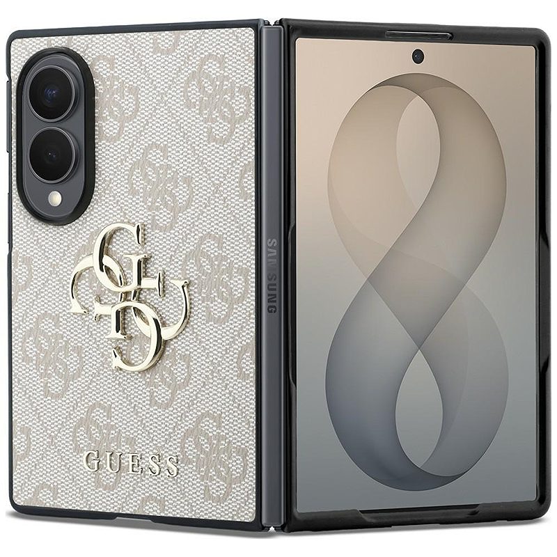 Guess  HC 4G PU BIG Logo case for Samsung Galaxy Z Fold 8 pink