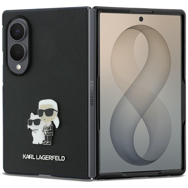 Karl Lagerfeld  HC Saffiano KC PIN case for Samsung Galaxy Z Fold 8 black