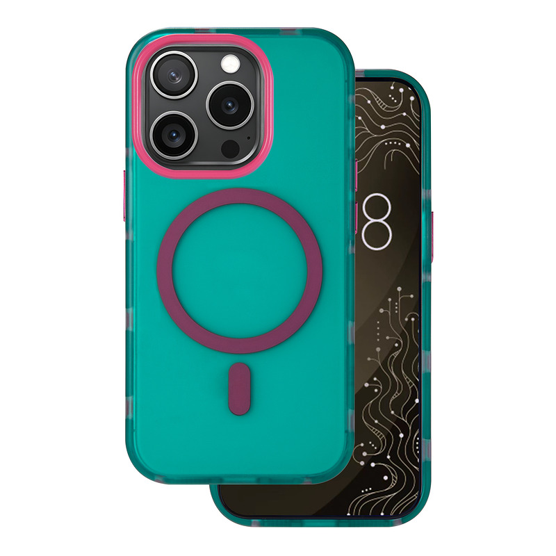Tecto Shield Dopamine Mag case for iPhone 16 Pro 6,3" green