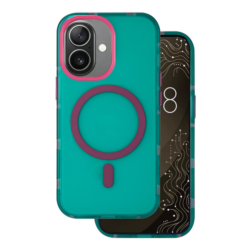 Tecto Shield Dopamine Mag case for iPhone 17 6,3" green