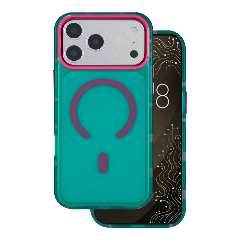 Tecto Shield Dopamine Mag case for iPhone 17 Pro Max 6,9" / 18 Pro Max 6,9" green