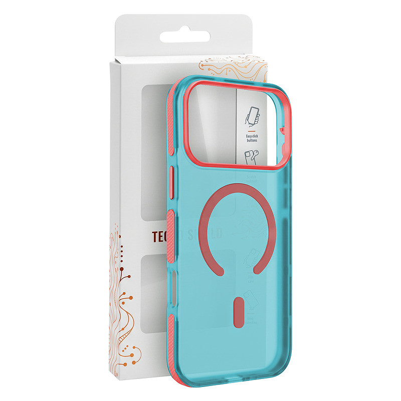 Tecto Shield Dopamine Mag case for iPhone 16 6,1" blue - Billede 2