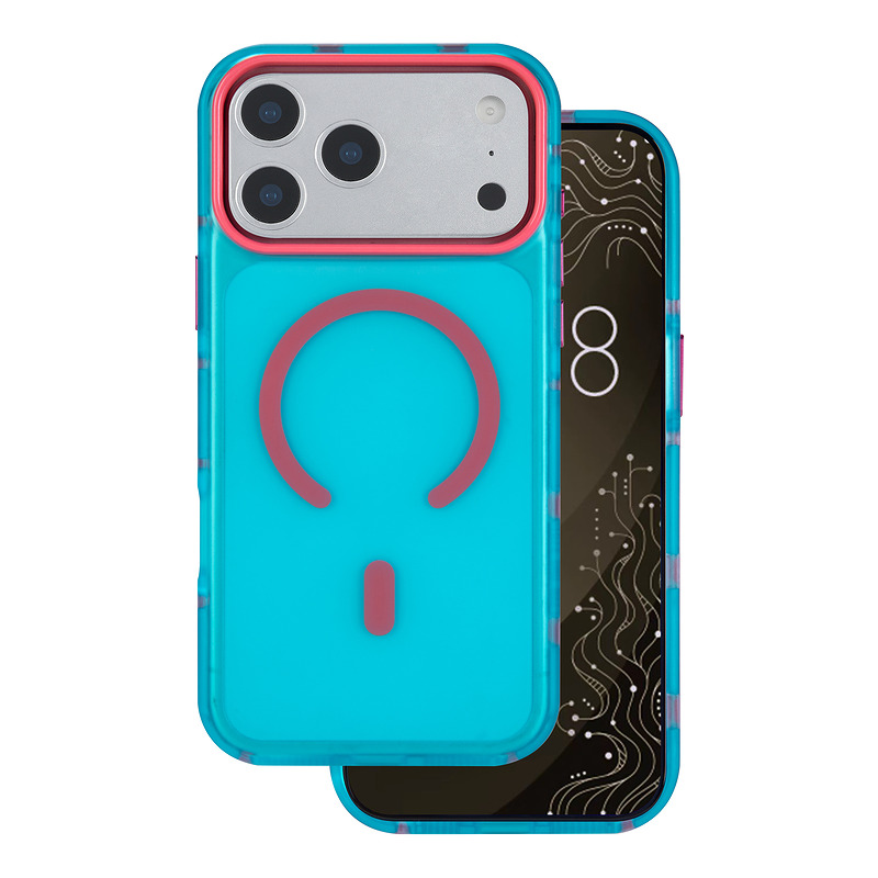 Tecto Shield Dopamine Mag case for iPhone 17 Pro Max 6,9" / 18 Pro Max 6,9" blue