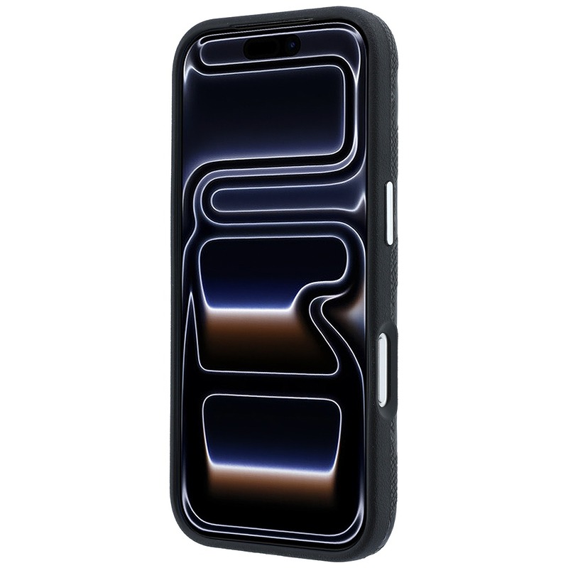Karl Lagerfeld Grained Mono Resin Logo MagSafe case for iPhone 18 Pro / 17 Pro Max / 17 Pro Max black - Billede 5