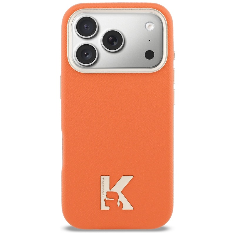 Karl Lagerfeld Karl Head Logo MagSafe case for Iphone 18 Pro Max / iPhone 17 Pro Max orange - Billede 3