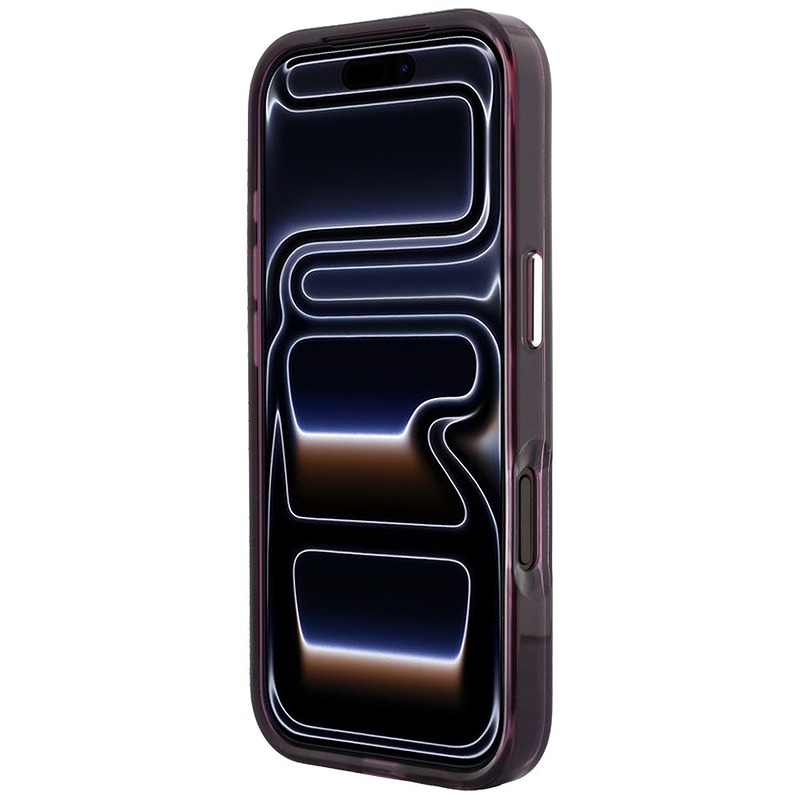 Karl Lagerfeld IML Choupette Body Sketch Print MagSafe case for iPhone 18 Pro Max / 17 Pro Max burgundy - Billede 5