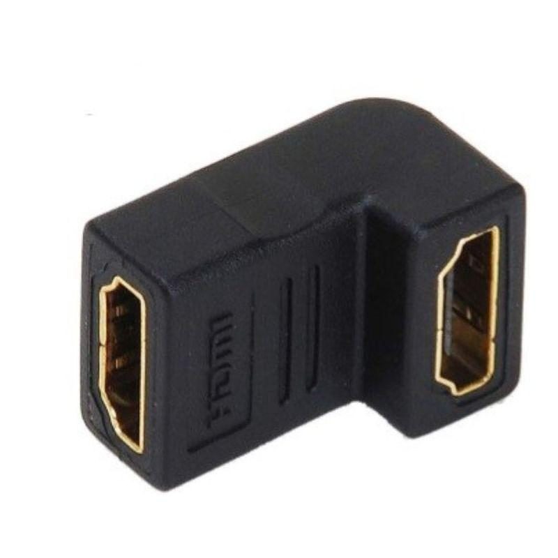 Adapter, HDMI/F - HDMI/F Vinkel