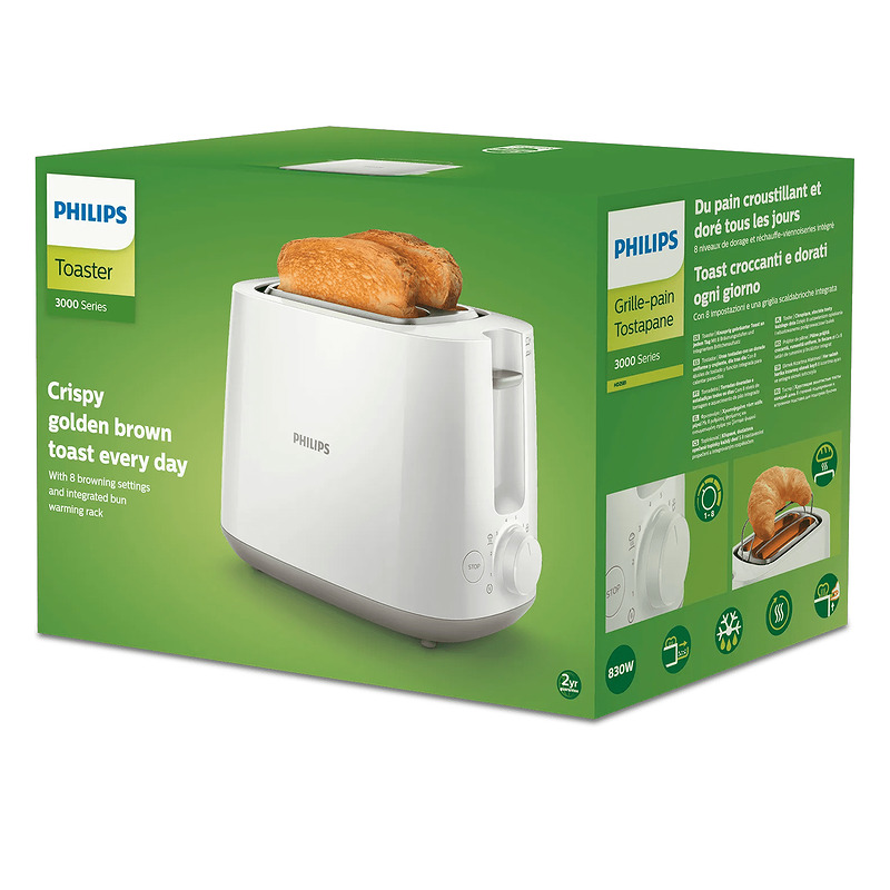 Philips Daily Collection HD2581/00 Toaster - Billede 3