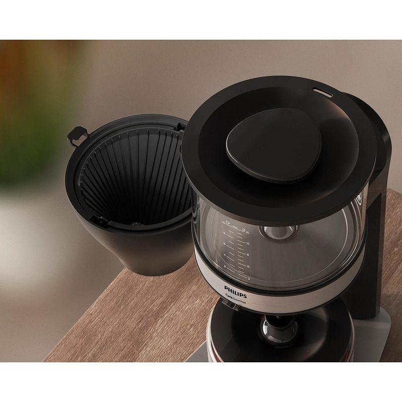 Philips Café Gourmet HD5416/60 Filterkaffemaskine, Boil&Brew - Billede 4