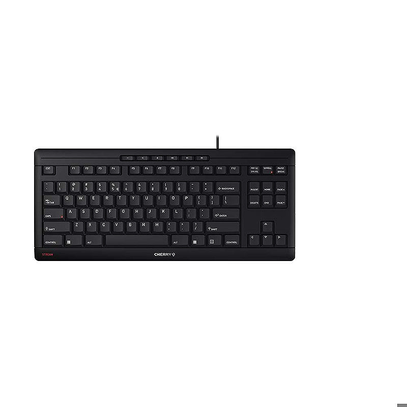 CHERRY STREAM KEYBOARD TKL tastatur Universel USB QWERTY Engelsk Sort