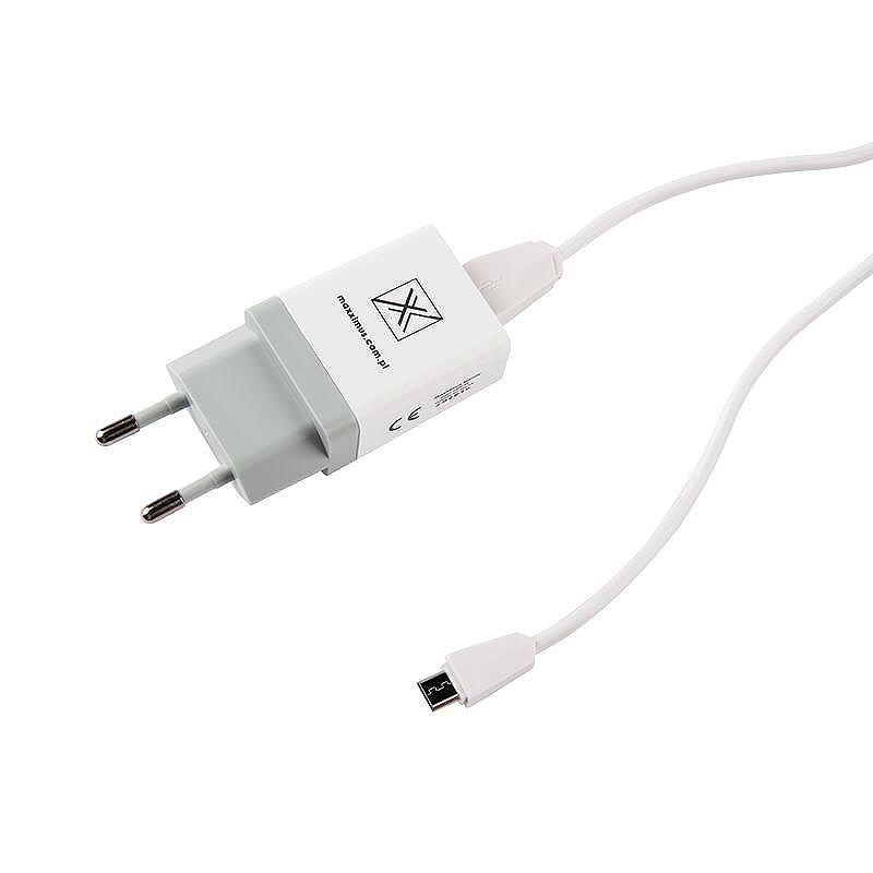 WALL CHARGER MAXXIMUS HANDY 1A + MICRO USB - Billede 3