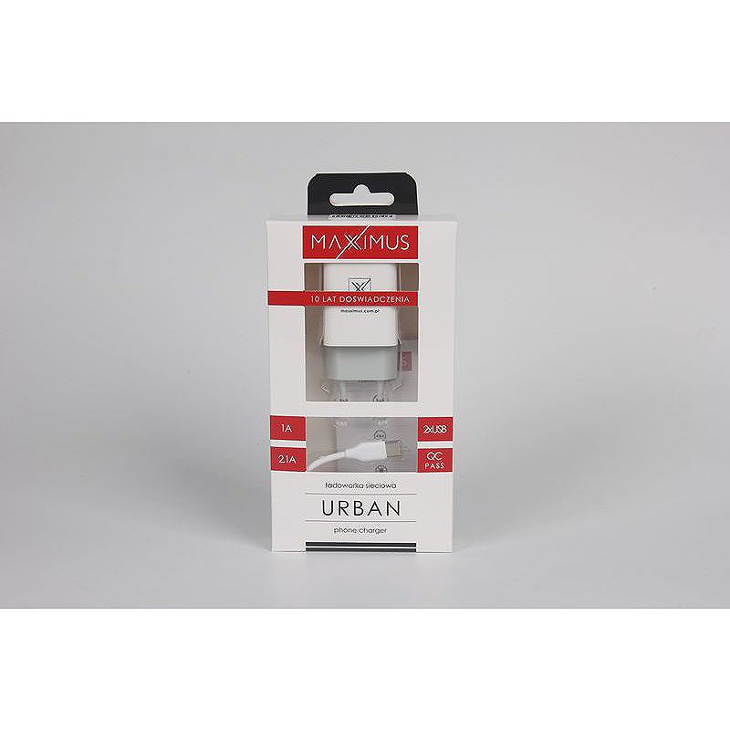 Wall charger Maxximus Urban 2.1A type-c 2xUSB - Billede 4
